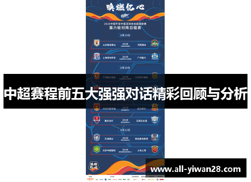 中超赛程前五大强强对话精彩回顾与分析